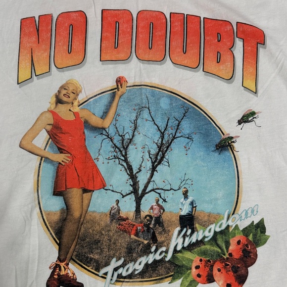 Daydreamer No Doubt concert tee. Vintage 80s look. Oversized - Picture 3 of 5